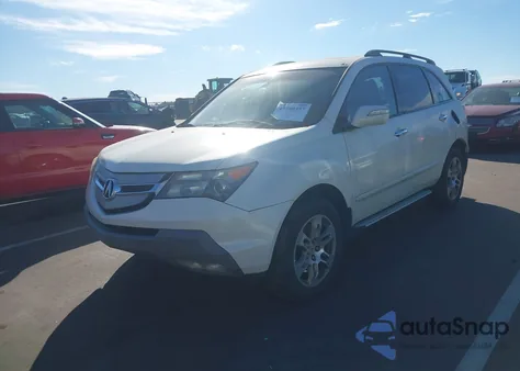2008 Acura Mdx Technology Package from USA, damaged, VIN 2HNYD28388H517646